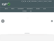 Tablet Screenshot of kwpproducts.com